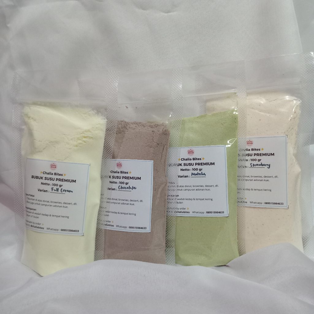 BUBUK TABURAN DONAT BUBUK SUSU 100 GRAM BUBUK DONAT MALAYSIA BY CHALIABITES