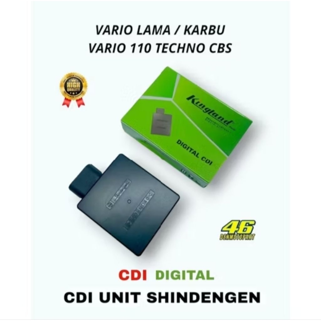 CDI ecu unit shindegen motor Honda Vario old
