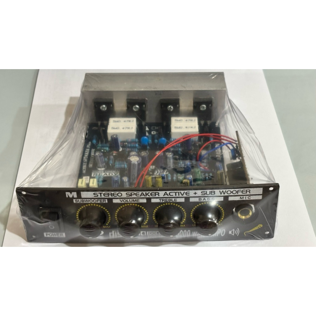 Speaker Active + Mic + Subwoofer 150 watt / speaker active plus mic plus subwoofer