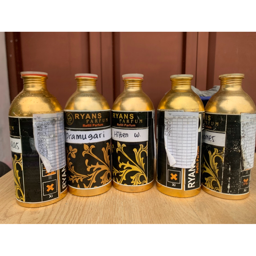 Botol Alumunium kaleng bekas parfum 500ml [layak pakai]