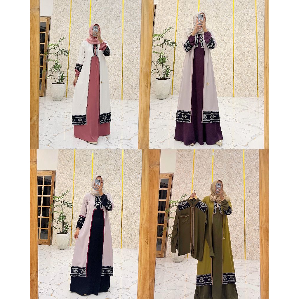 NEW LAUNCHING DRESS ORI SOPHIA ALMAAS TWILL UNIQLO((READY))