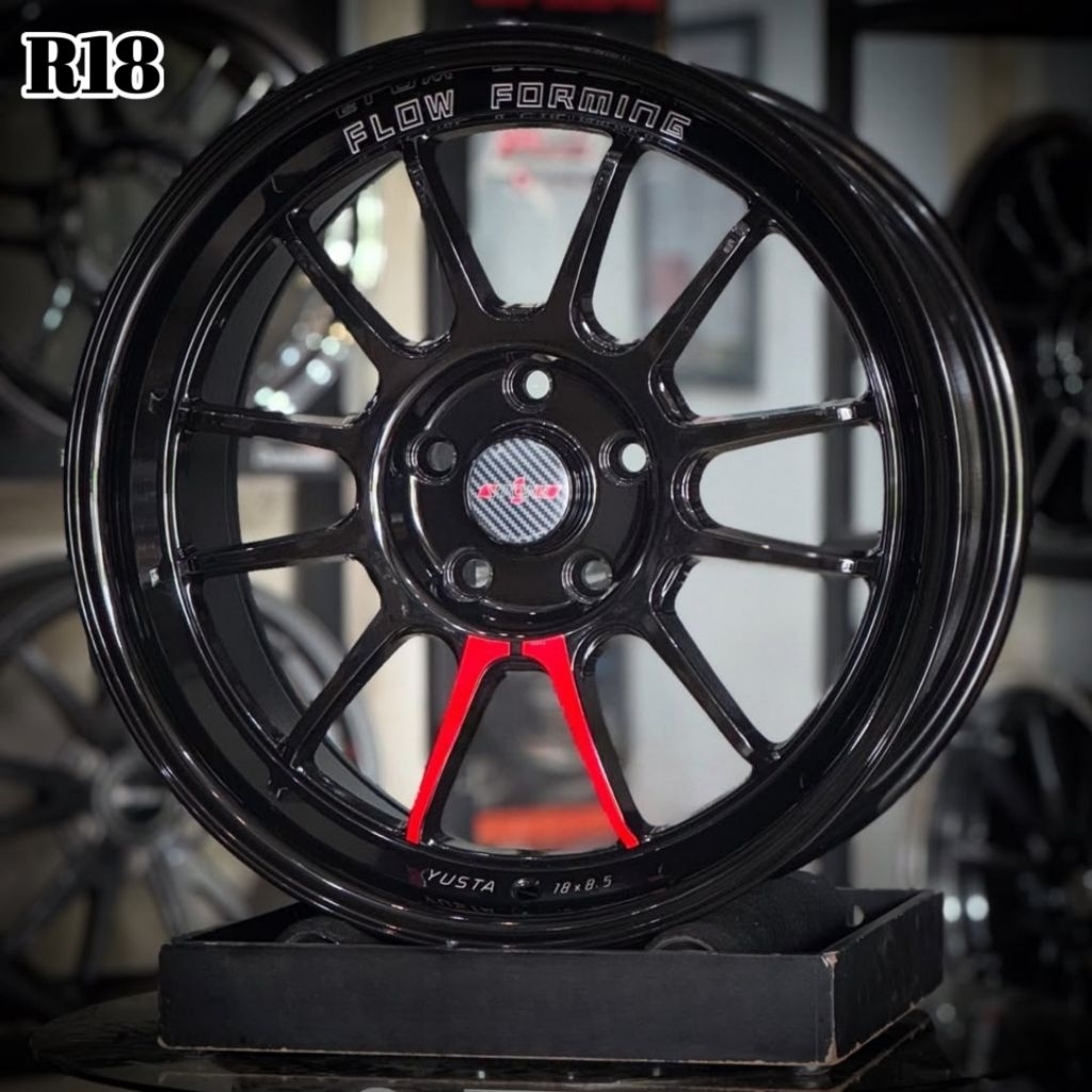 velg racing ring 18 VENOM 5 YUSTA FLOW FORMING R18 velg mobil Destinator venturer Outlander captiva 