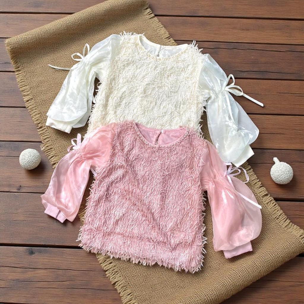 Atasan Blouse Import Anak Cewek Lengan Panjang