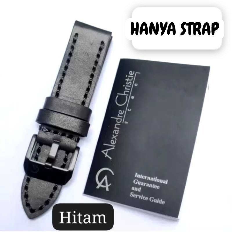 Strap Tali Jam Tangan Pria 26MM Alexandre Christie Ac9205 / Ac 9205Kulit Watches / Sale