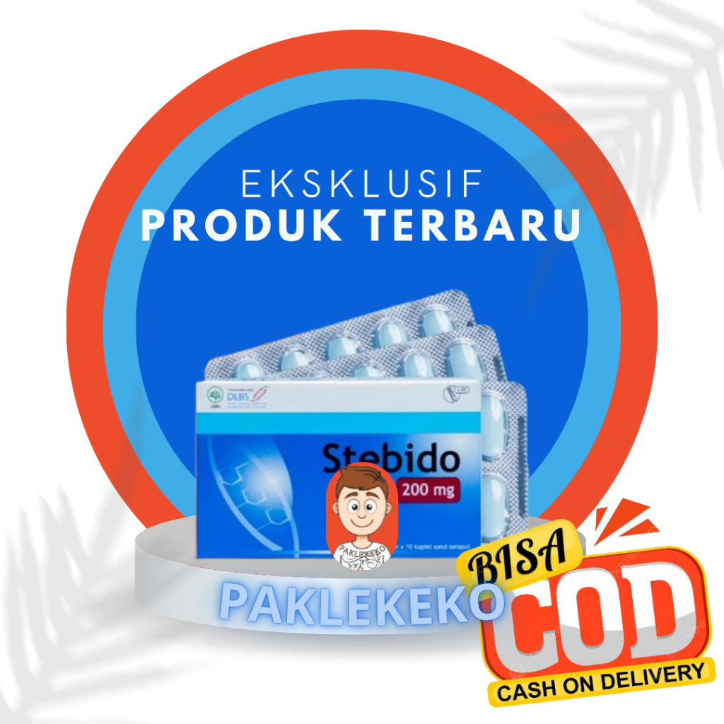 *CashOnDelivery Stebido 1 Box - Stebido 30 Kaplet 200 mg Original