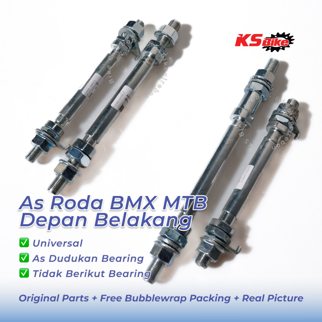 As Roda Sepeda BMX MTB Depan Belakang Bearing 14cm 19cm – Toko Sepeda KS Bike Cirebon