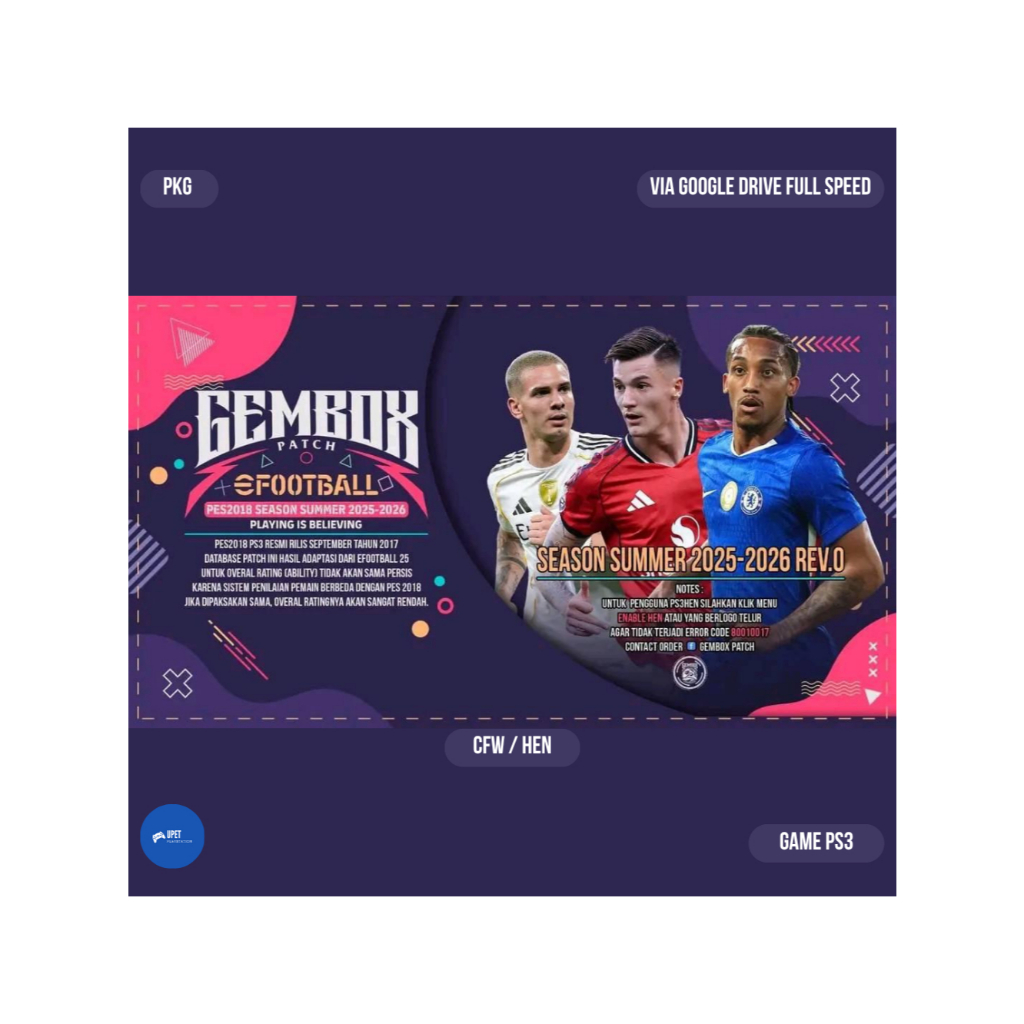 (TERMURAH TERUPDATE 2025) PATCH GEMBOX SUMMER TRANSFER FULL UPDATE PS3 CFW/HFW/HEN – VIA GDRIVE FULL