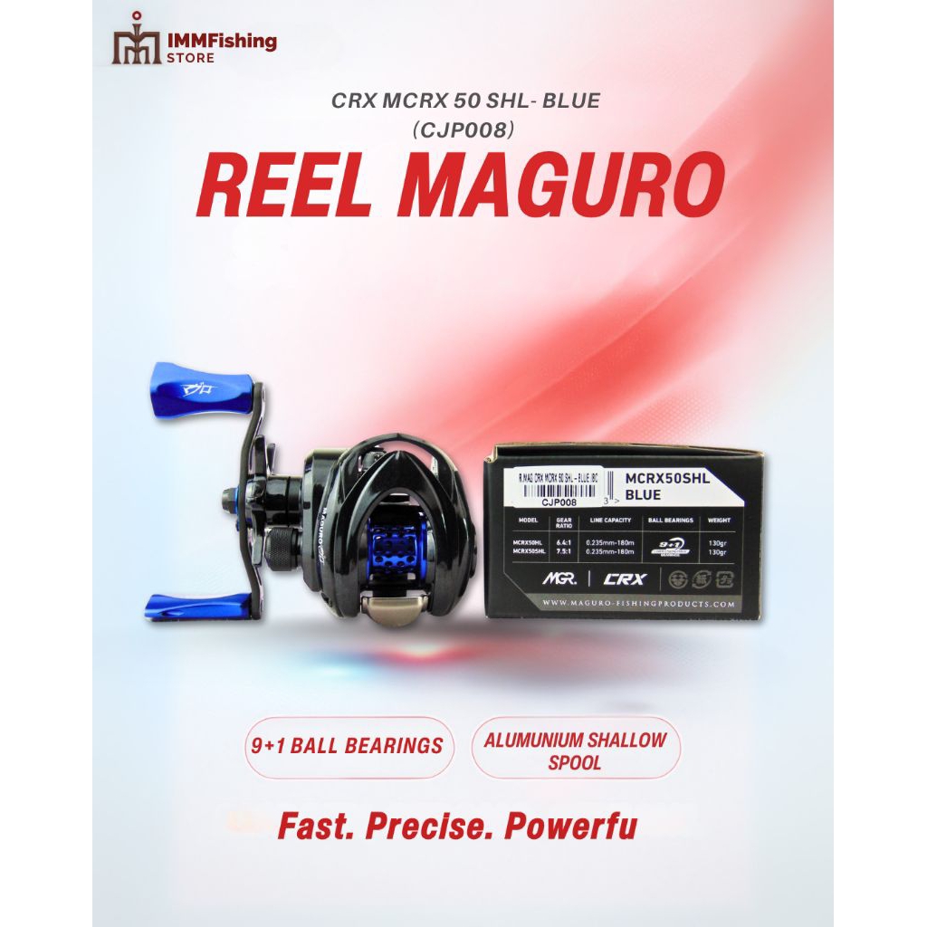 REEL MAGURO CRX MCRX | REEL PANCING | ALAT PANCING