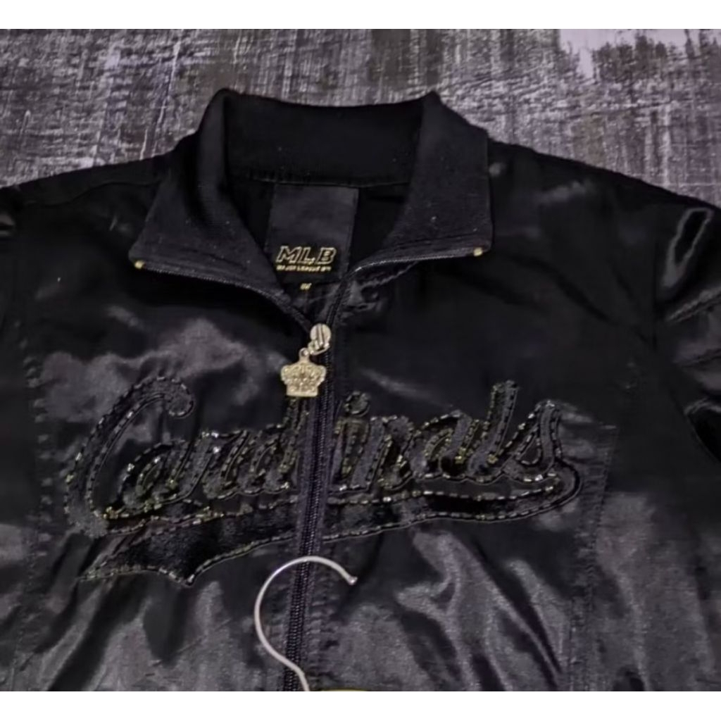 varsity mlb preloved jacket unisex second