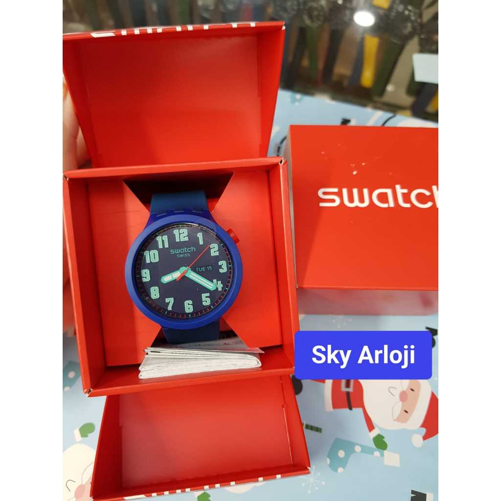 SWATCH SB01N700 Essentially Bold Jam Tangan Pria Original