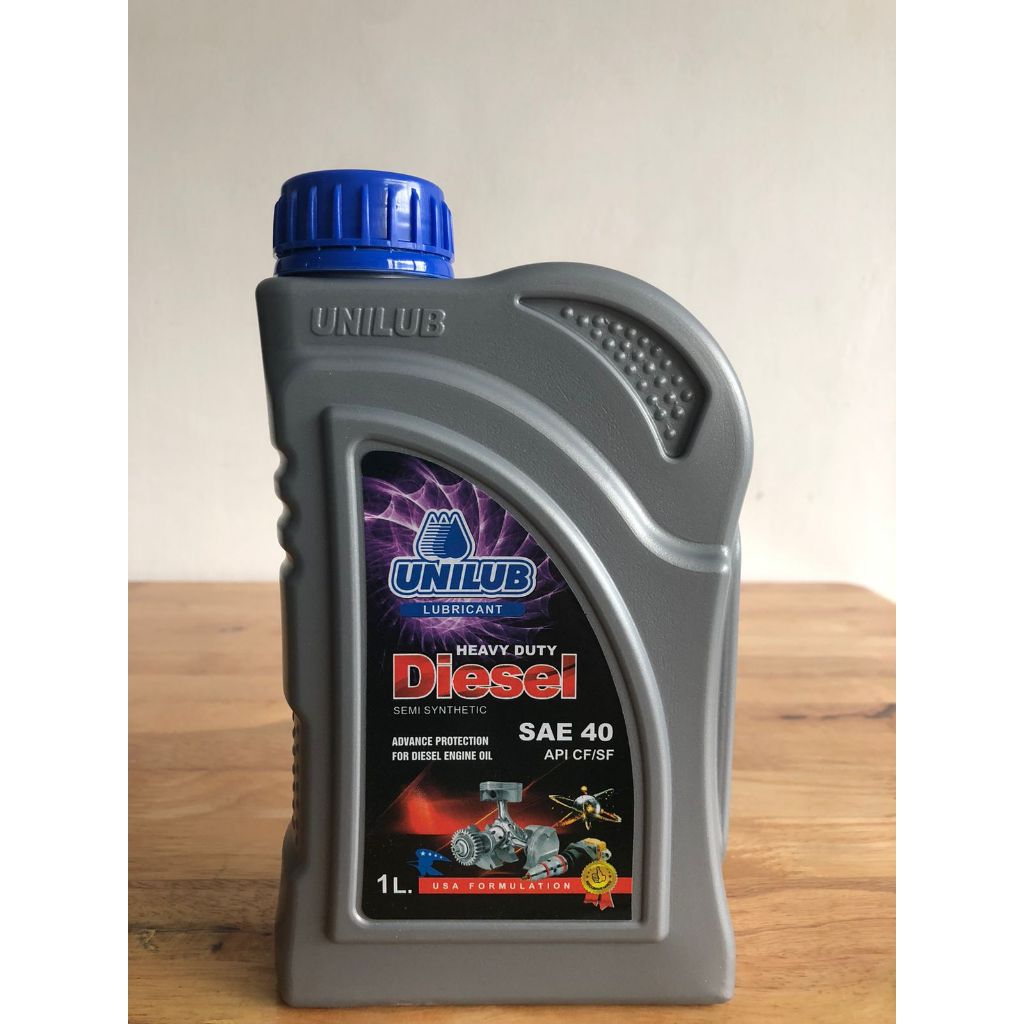 Unilub Heavy Duty Diesel Oil Sae-40 Oli Mobil Diesel 1 Liter