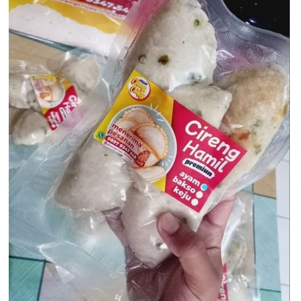 Cireng Isi Ayam Suwir | Cireng Hamil Isi Ayam | Cireng Jumbo isi Ayam 5 pcs