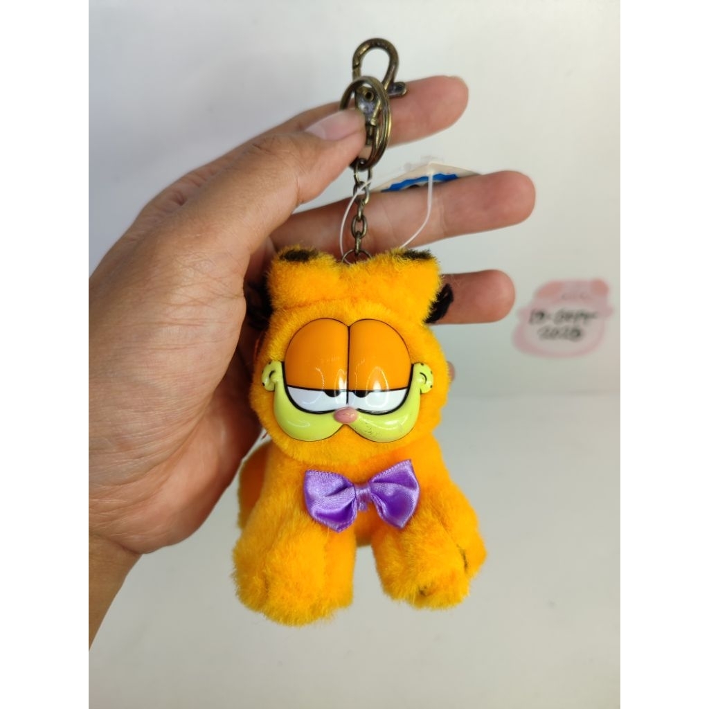 boneka Garfield mini keychain Garfield