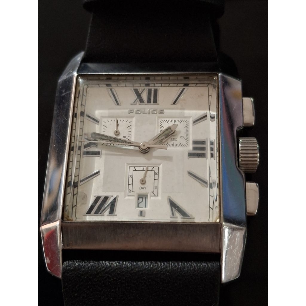 POLICE Jam Tangan Pria Chrono Swiss movt second