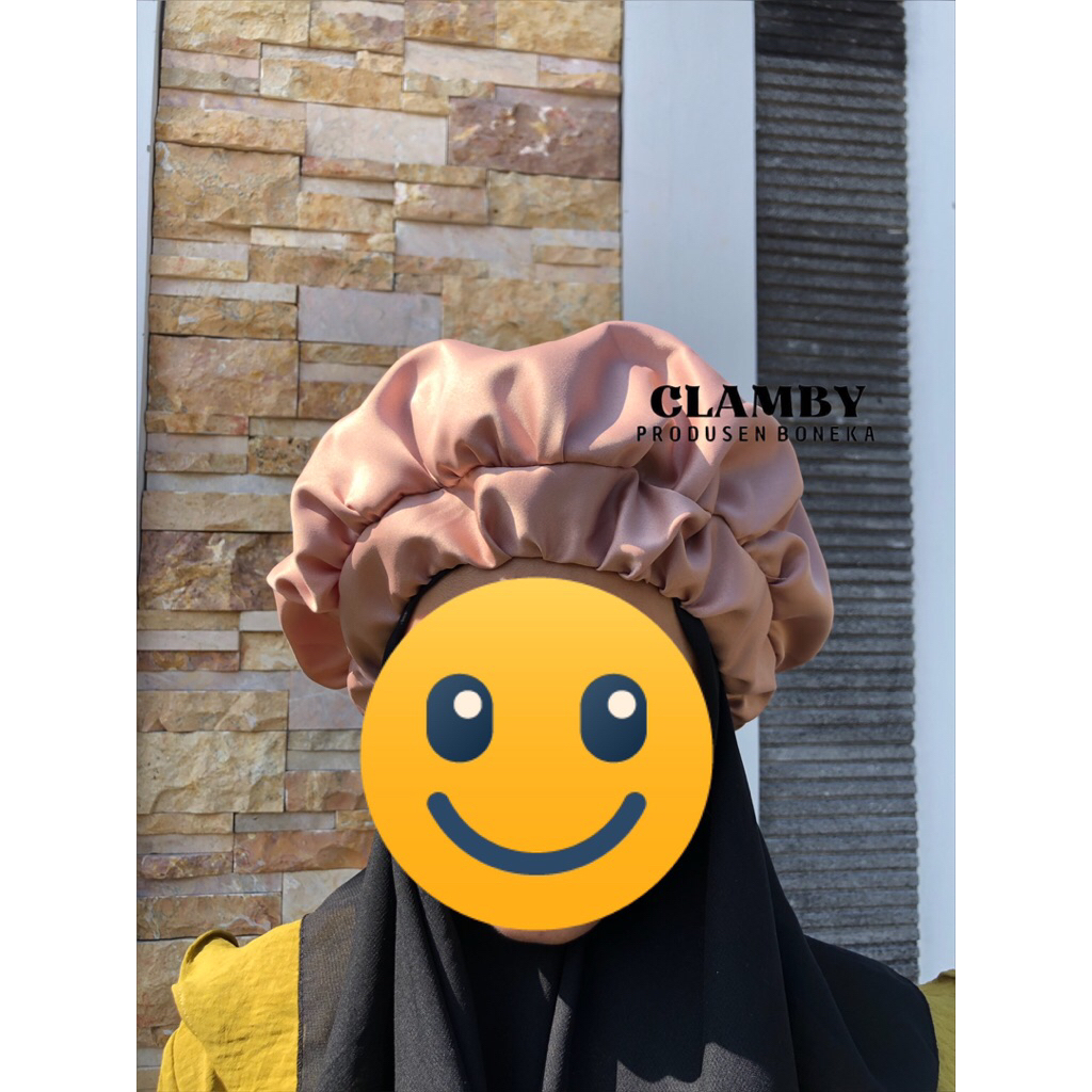 HAIR BONNET SILK - SUTRA SILK satin bonnet - Hair bonnet silk premium / hair bonnet berkualitas High