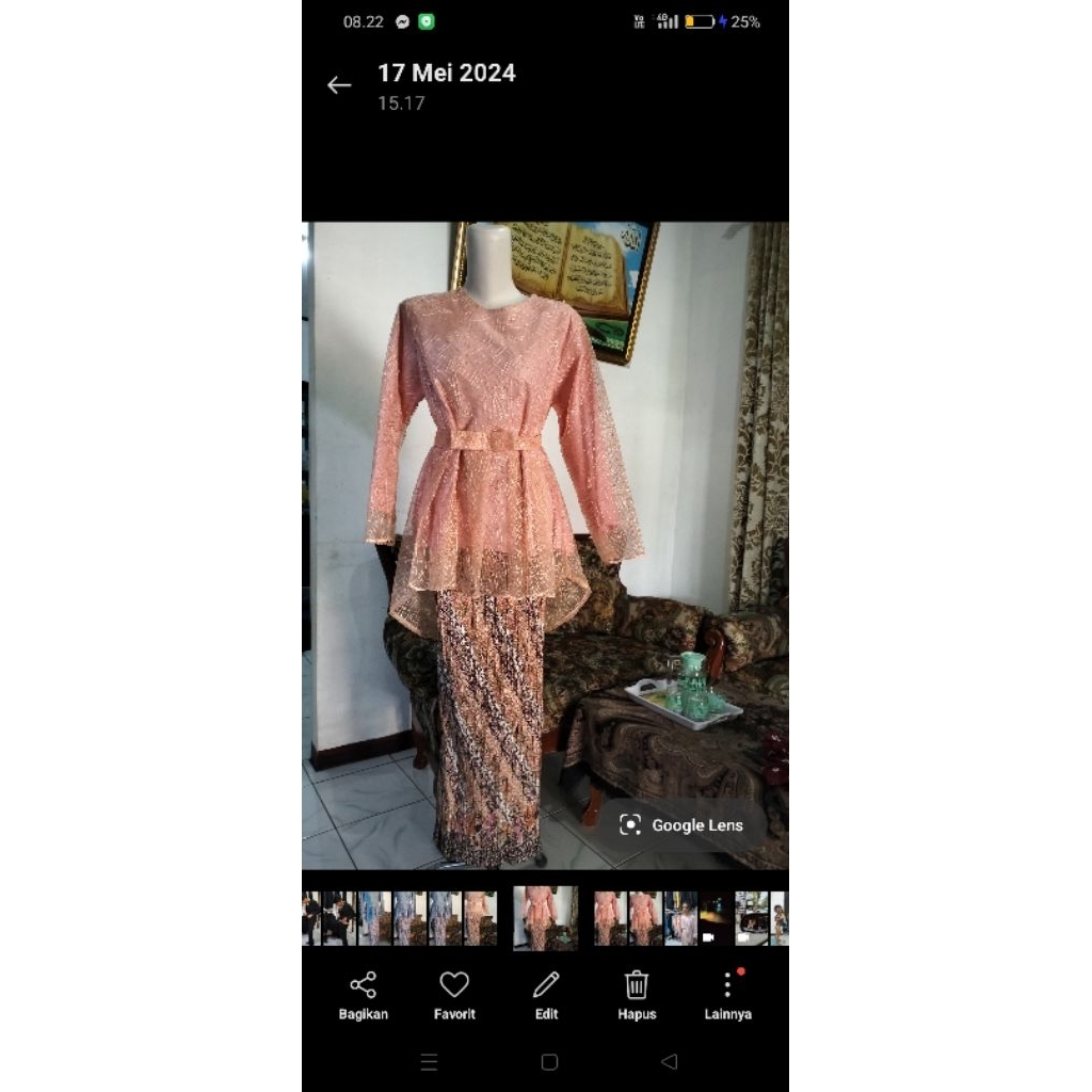 kebaya 1 stel