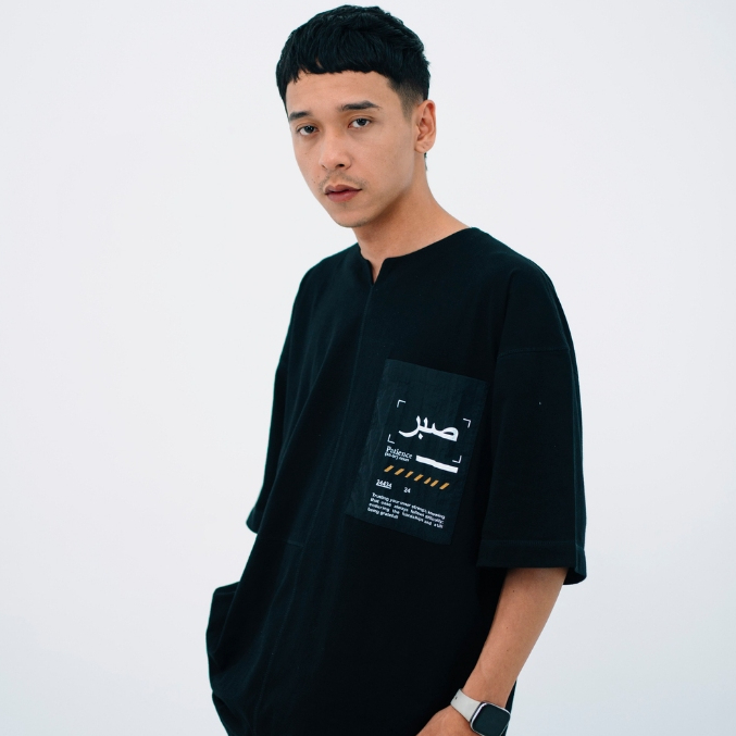 Jouda - Kurta Tshirt, Kurta Tshirt Pria, Kurta Tshirt Premium, Tshirt Oversized - Sabr