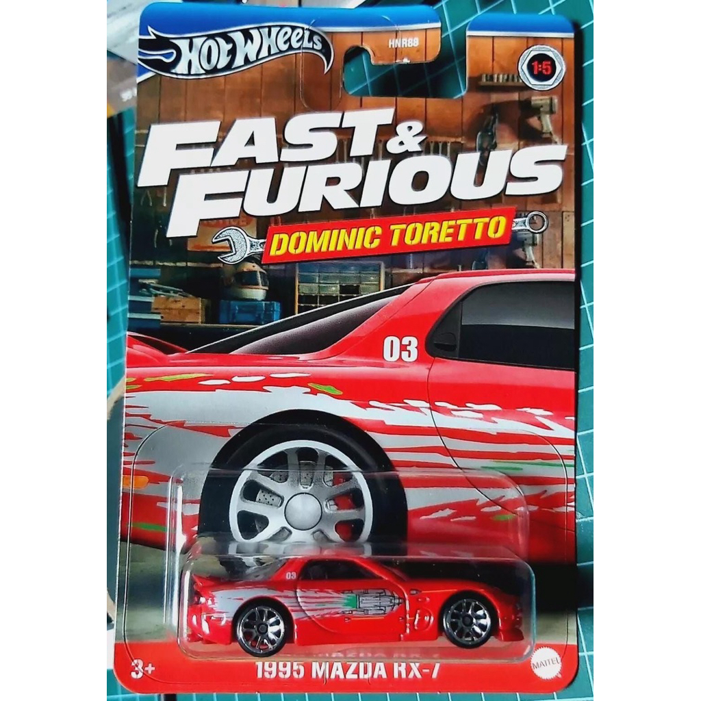 (FREE PROTECTOR) Hot wheels fast furious dominic toretto