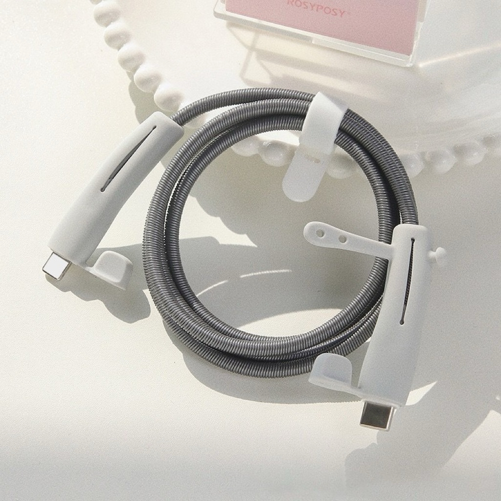 Pelindung Kabel Cas HP Tipe C ke Lightning