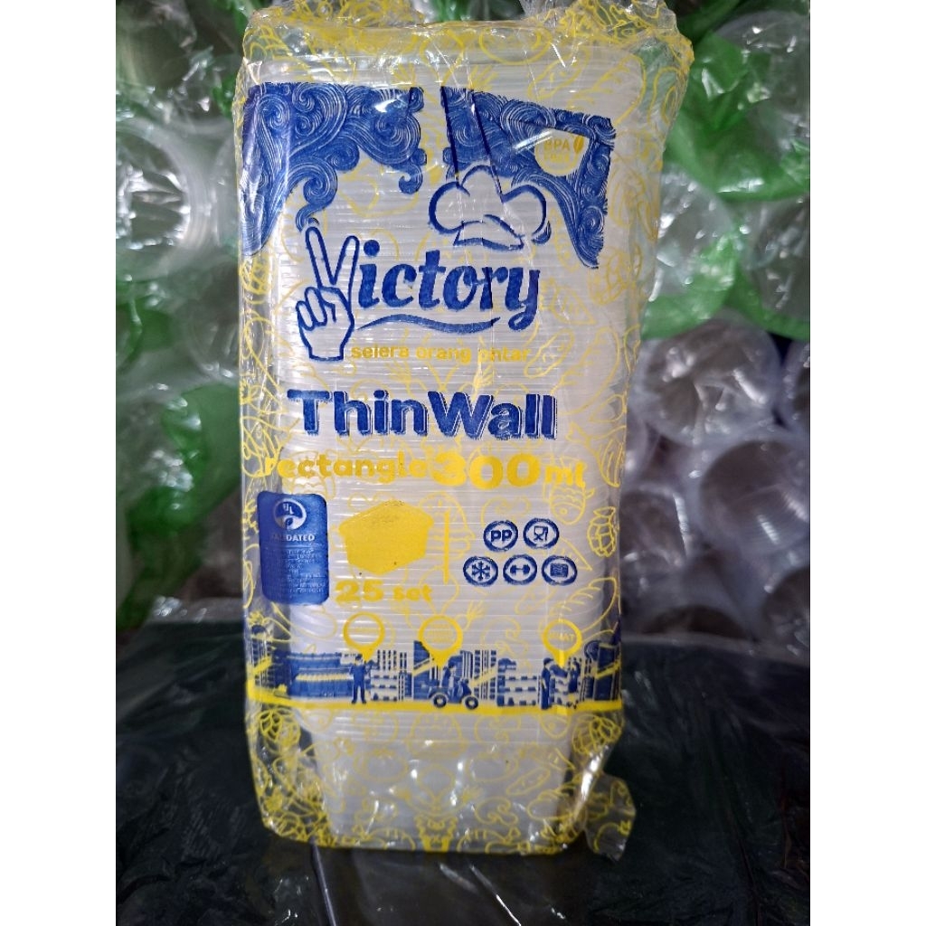 thinwall victory rectangle 300ml