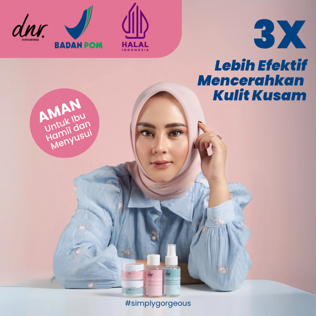 DNR SHINE FLAWLESS PACKAGE | PAKET SKINCARE MENCERAHKAN KULIT NORMAL DAN KUSAM