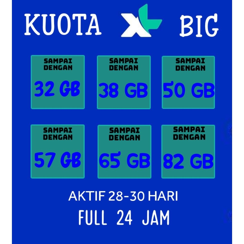 PAKET DATA XL KUOTA JUMBO 24 JAM TERMURAH