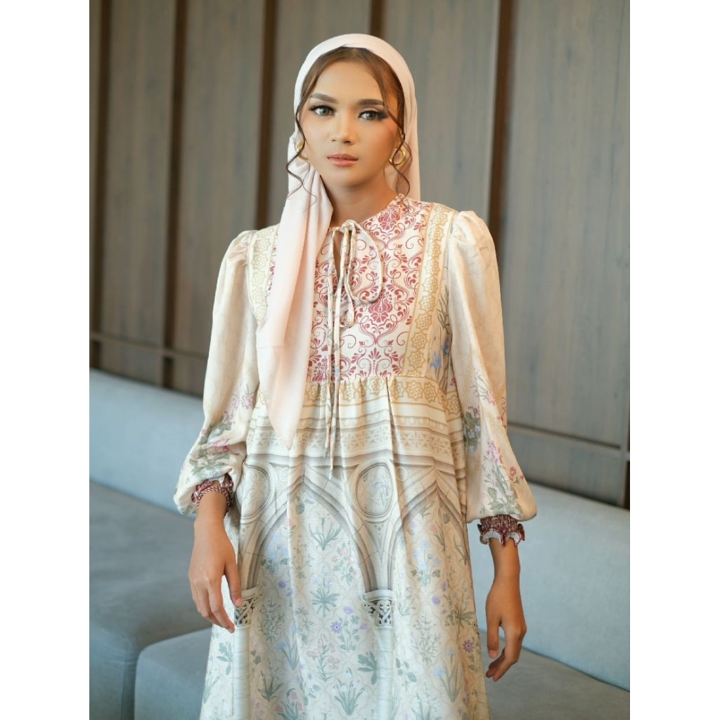 KARIMAKE - Gamis Rarage - Gamis Motif Print Premium