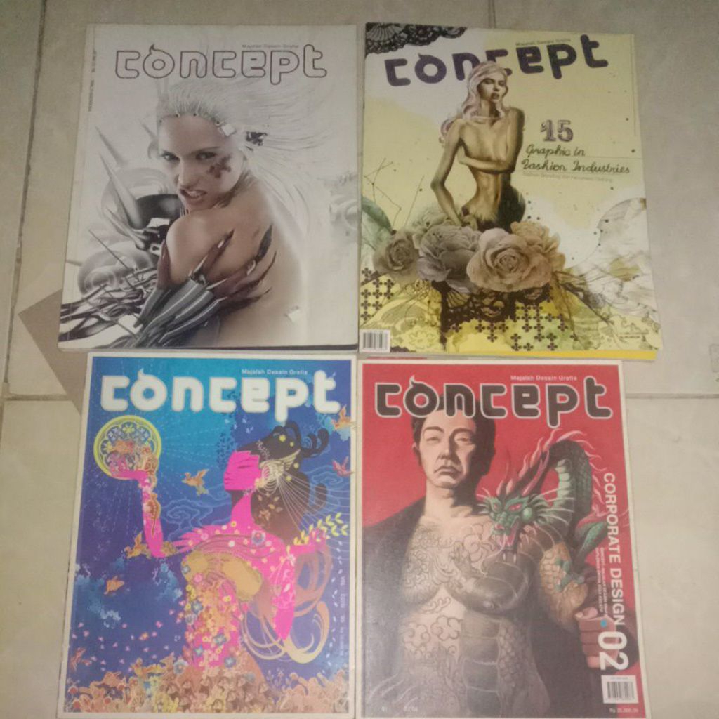 SEPAKET 12 MAJALAH CONCEPT