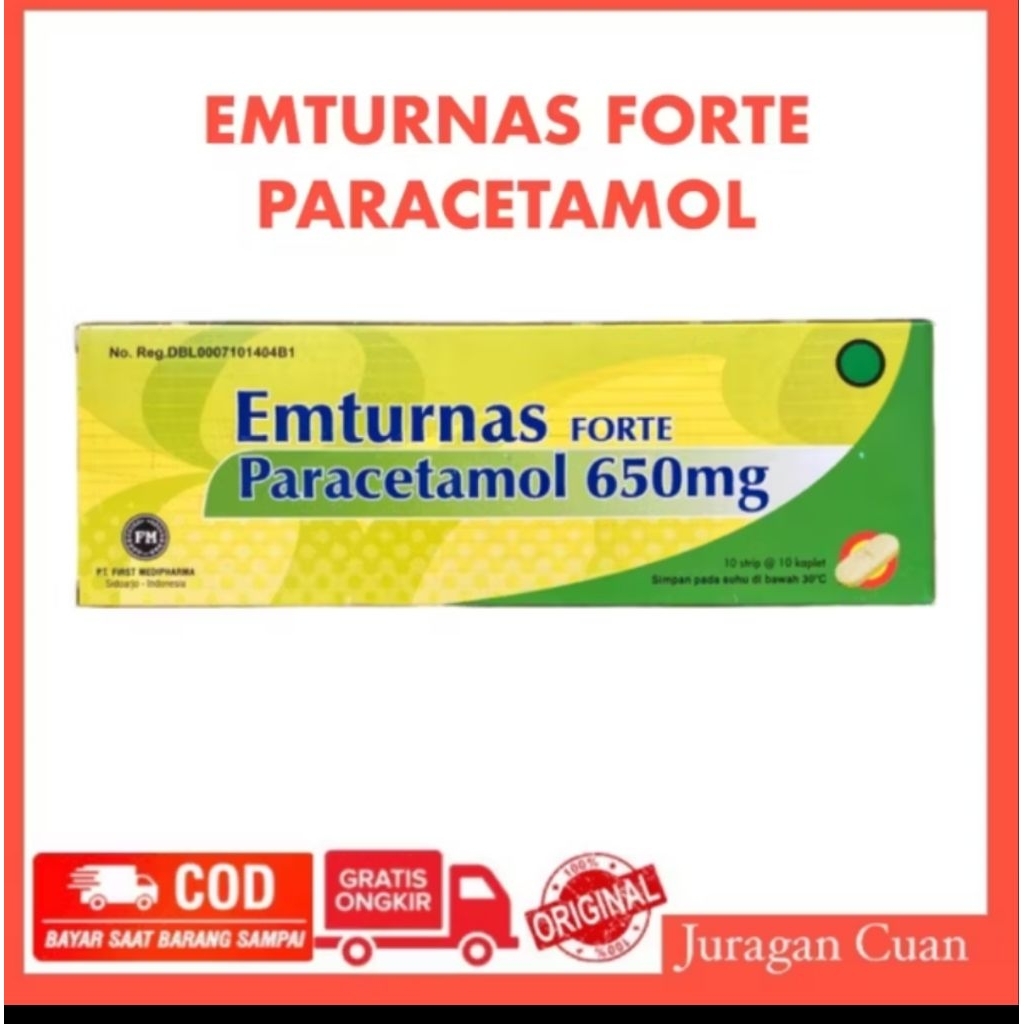 EMTURNAS FORTE PARACETAMOL