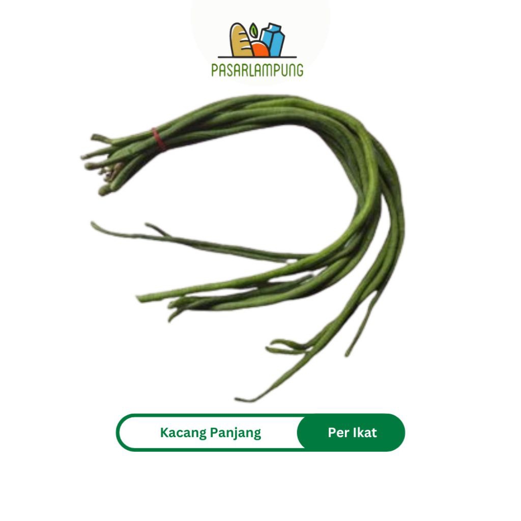 Sayuran Kacang Panjang Segar Per Ikat Pasar Lampung