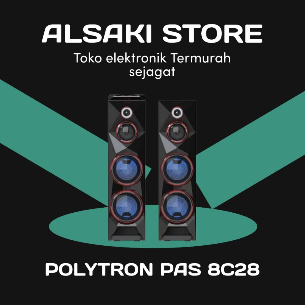 Polytron PAS 8C28/pas8c28
Speaker aktif bluetooth karaoke