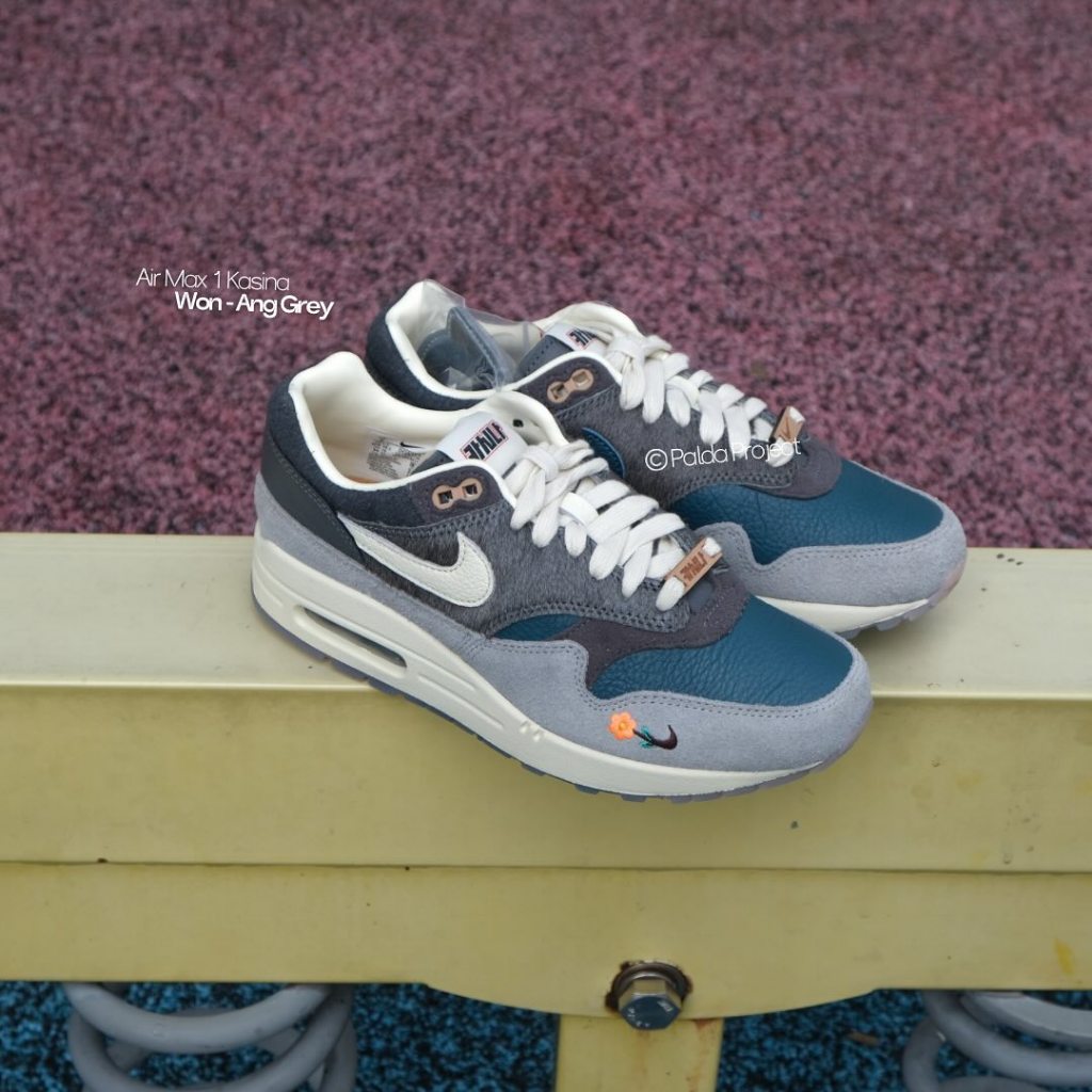 Sneakers Shoes Nike Air Max 1 Kasina SP Won-Ang Grey Particle Grey (DQ8475 001) - 100% Original