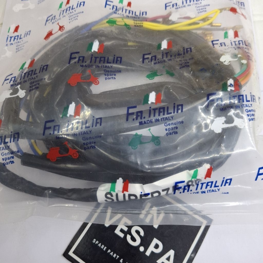 Kabel body kelistrikan vespa super sprint bajaj