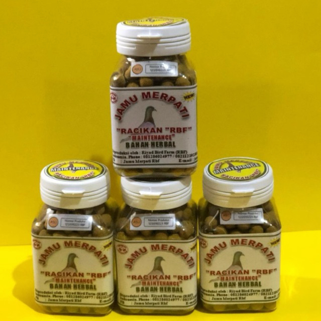 JAMU RBF KUNING MAINTINANCE MERPATI