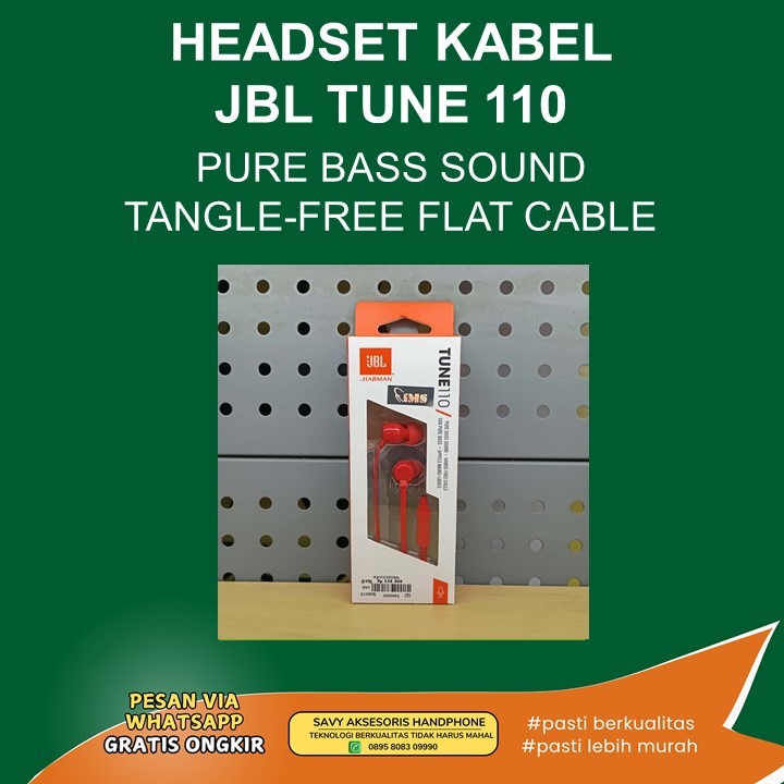 HEADSET KABEL JBL TUNE 110