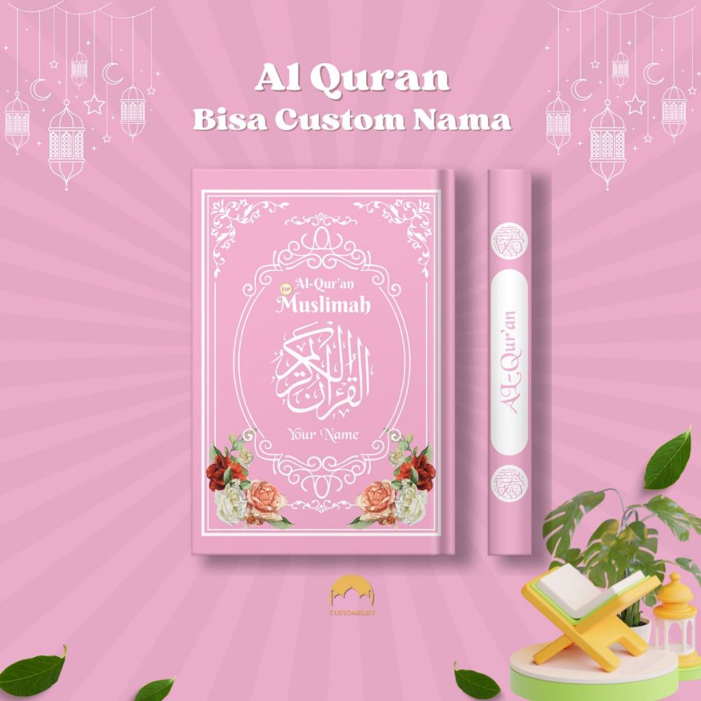 Quran Custom Nama A5 A6 Terjemah Non Terjemah Untuk Seserahan Perkata Hafalan PernikahanBox Hadiah