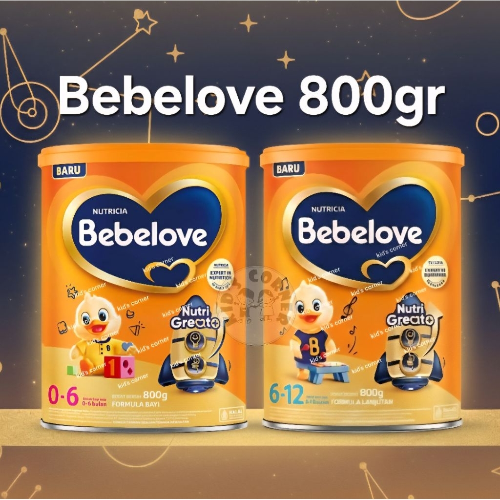 Bebelove 0-6 / 6-12 800gr susu Formula Bayi Bebelac Nutricia