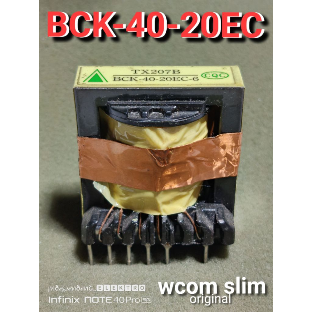 Trafo BCK-40-20EC-6   Trafo Tv wcom slim   Trafo Power supply Tv wcom slim cina slim