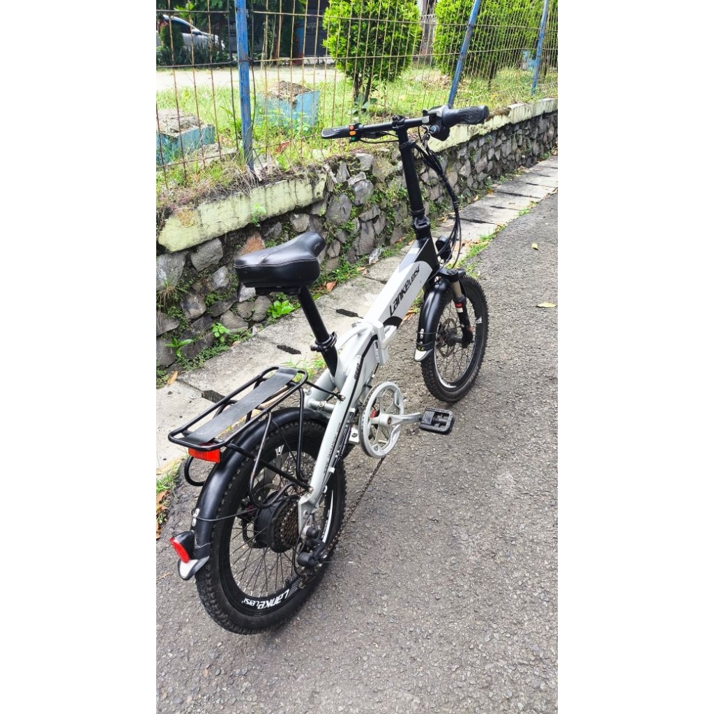 sepeda lipat ebike listrik elektrik Lankeleisi G660 Lite kondisi siap pakai second berkualitas