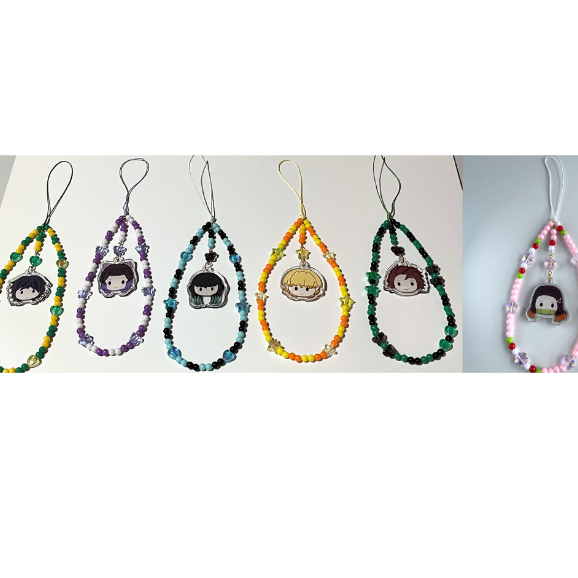 Phone Strap Anime Demon Slayer | Phone Strap Handmade Unik