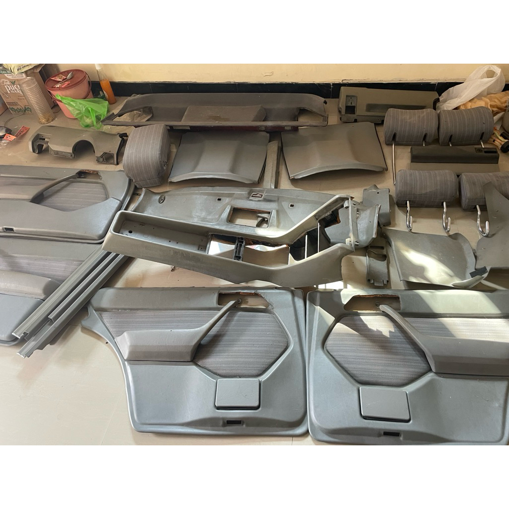 Interior set W124 Fabric Grey