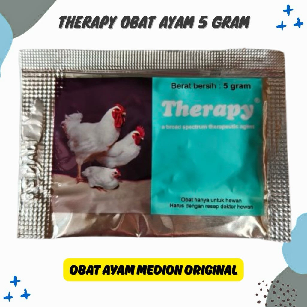 THERAPY MEDION  OBAT AYAM ANTIBIOTIK 5gram