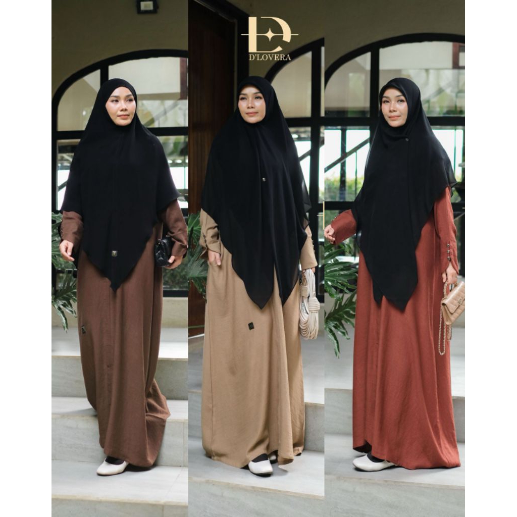 Faiqa dress gamis terbaru premium original import by D'lovera
