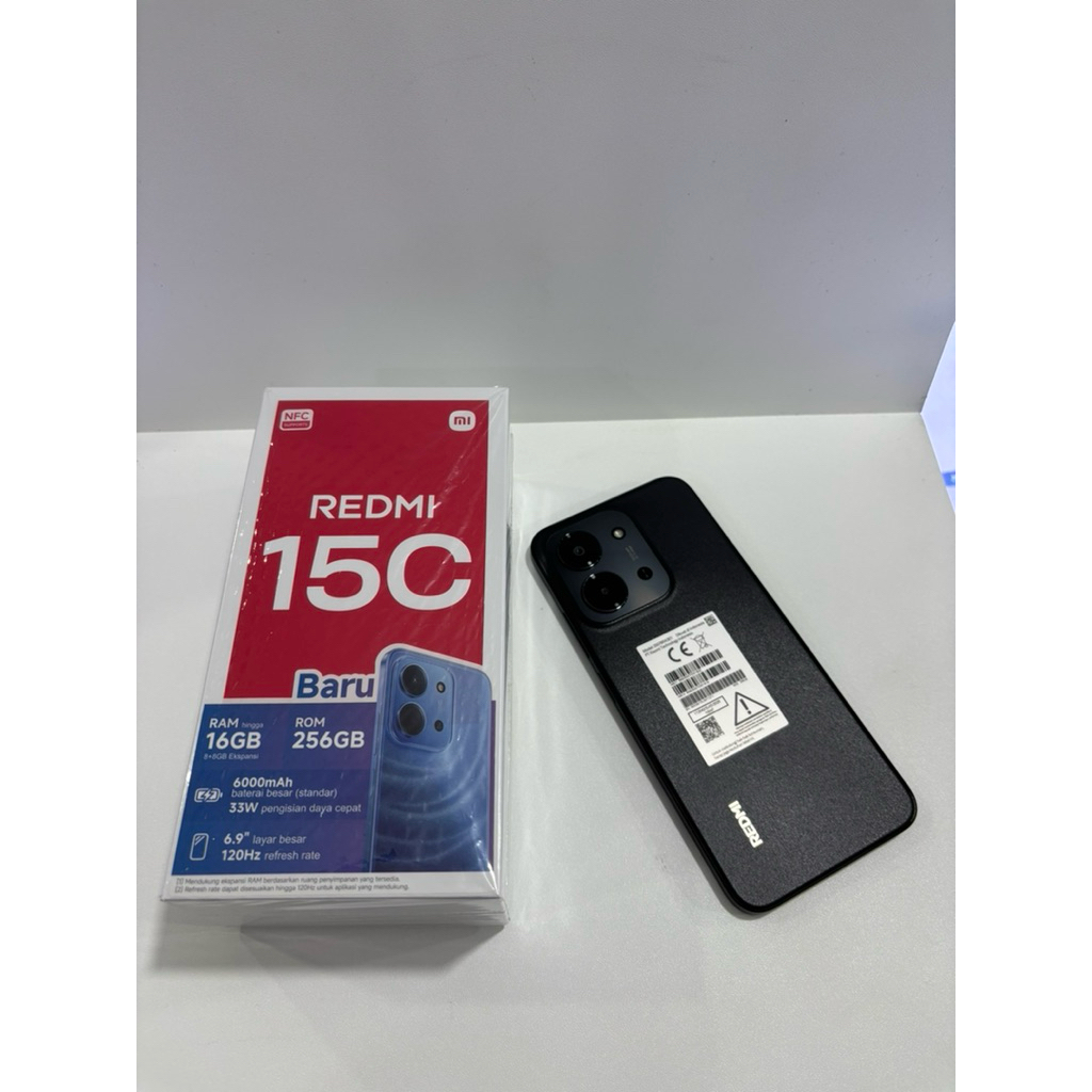 REDMI 15C 6/128 seken resmi Indonesia