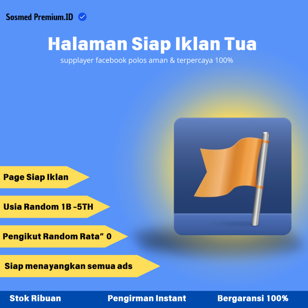 Halaman Atau Fanspage Facebook Tua siap Iklan Fanspage Sudah Mode Profesional | Sosmed Premium.ID