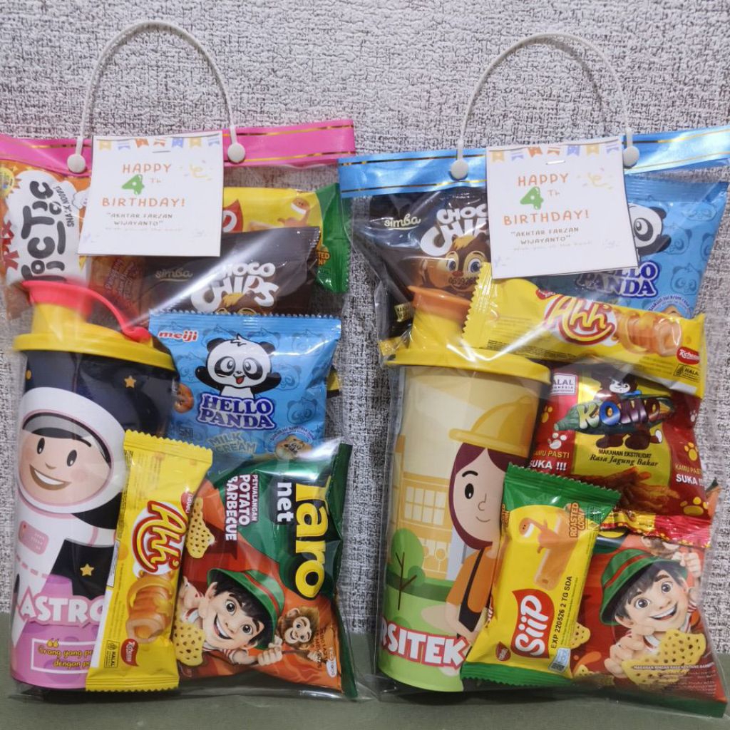 Bingkisan Snack Ulang Tahun Anak//Hampers Snack Ulang Tahun Anak