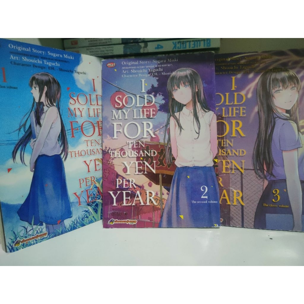 Komik I Sold My Life For Ten Thousand Yen Per Year Set 1-3 Tamat Bekas (Cetakan lama/kertas koran)