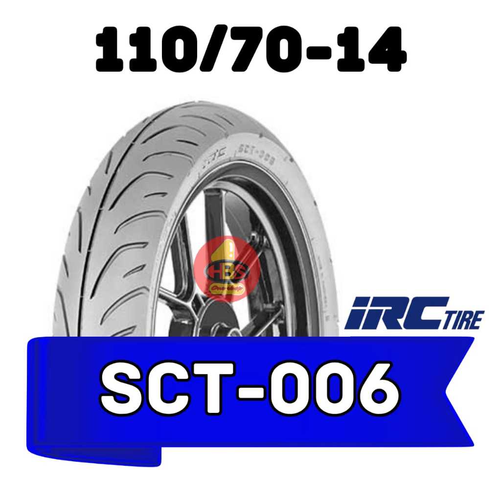 Ban Motor Ring 14 [ 110/70 ] SCT006 Ban IRC 110/70-14 Tubeless