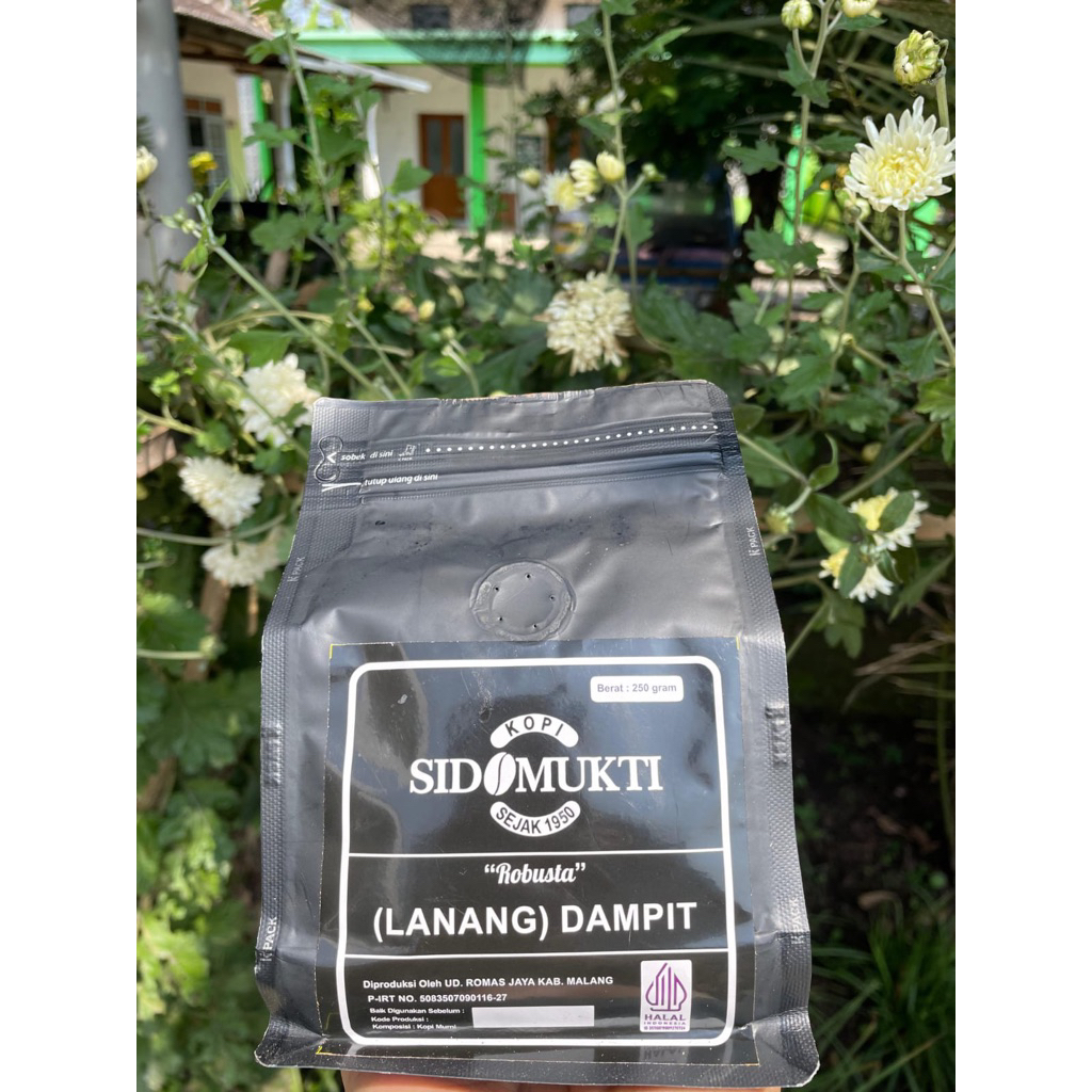 Kopi Sidomukti Robusta Dampit (Kopi Lanang) 250gr