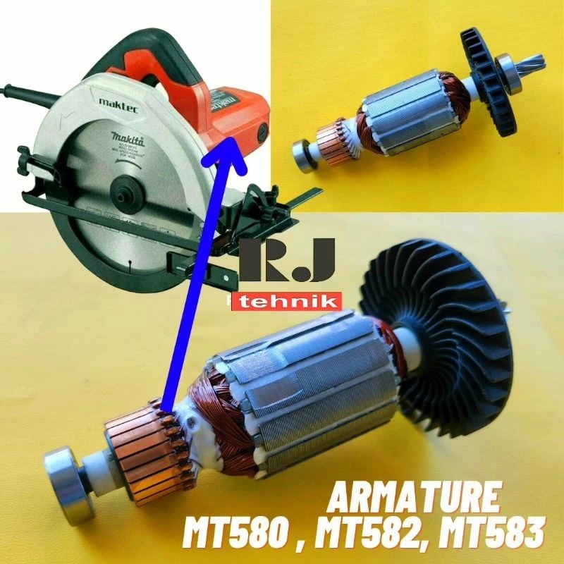 PROMO Maktec MT583 Armature Angker Circular Saw Spare Part MT 580 582 583